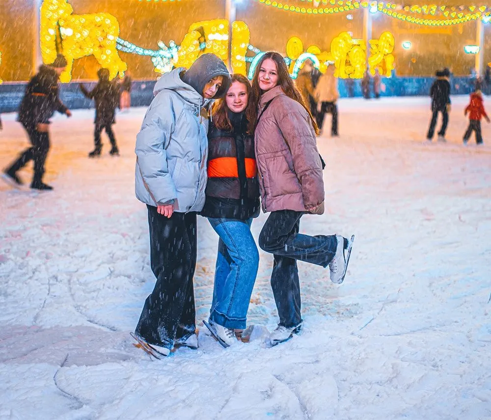 Где кататься на коньках, тюбингах и лыжах