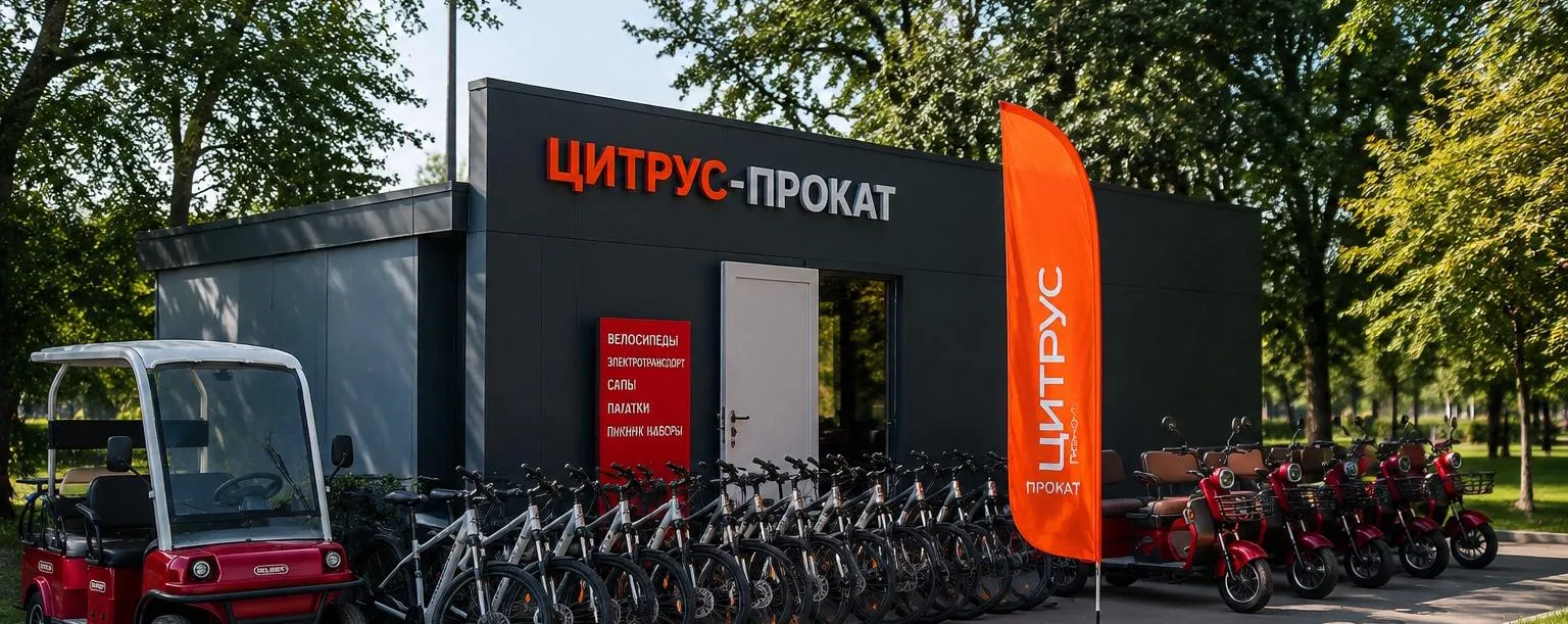 Сеть проката велосипедов и электротранспорта «Цитрус»