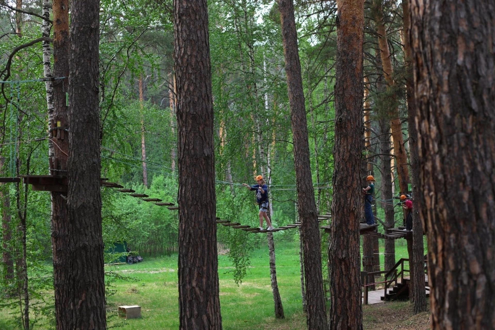 Верёвочный парк в «КУЛИГА КЛУБЕ»
