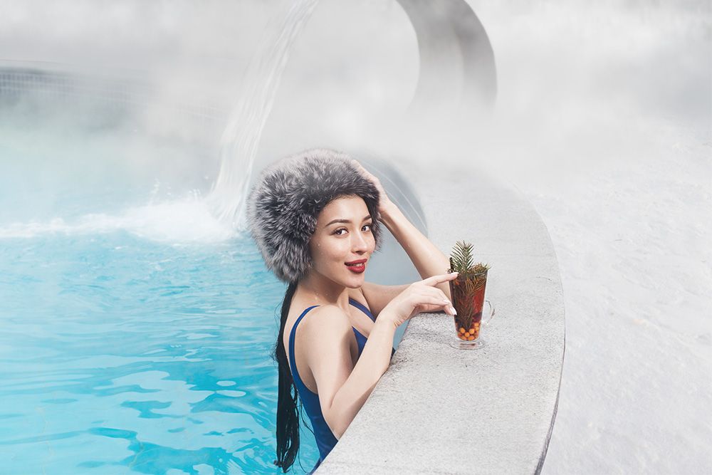 Как отдыхать на горячих источниках зимой