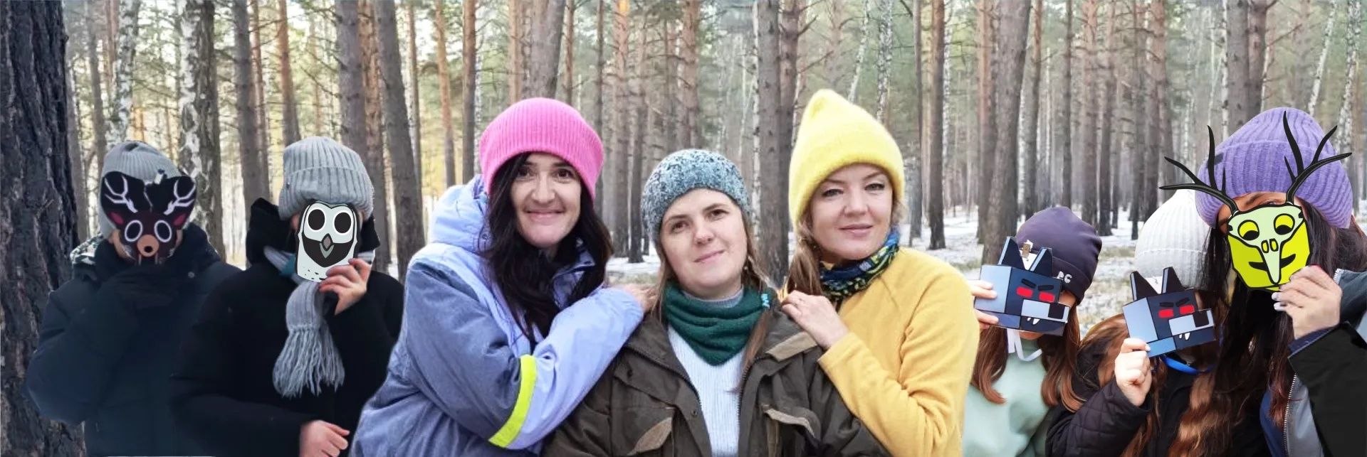 Новогодний поход с играми «99 ночей в лесу»