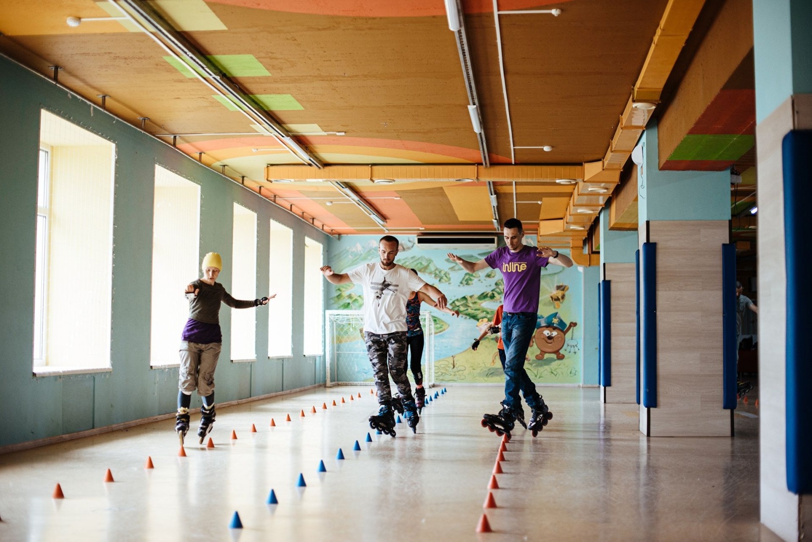 Поход в школу для роллеров INLINE
