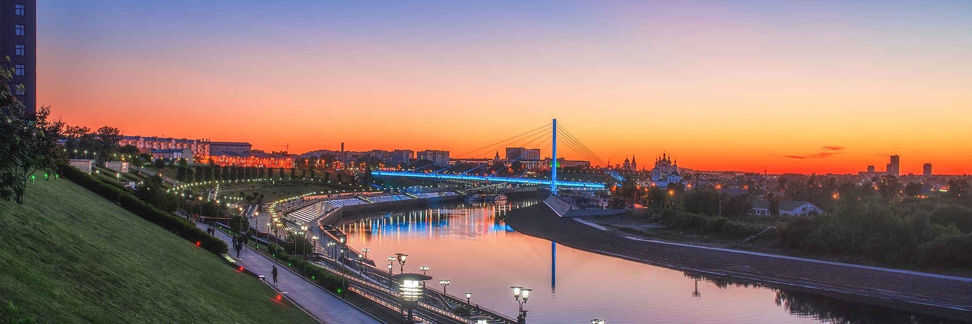 Набережная реки Туры